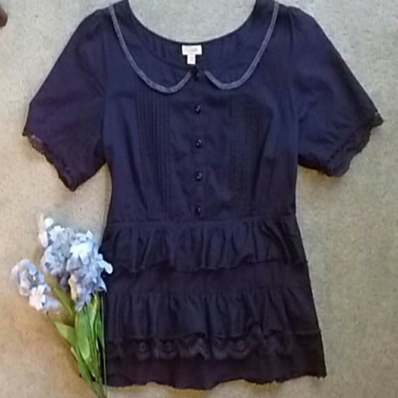 Anthropologie Tops - Anthropologie Blue Blouse! 🎎